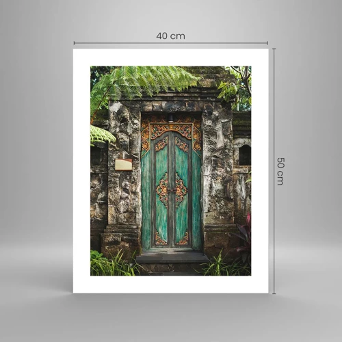 Pôster - Portas para um mundo exótico - 40x50 cm