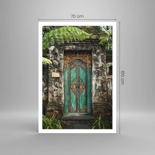 Pôster - Portas para um mundo exótico - 70x100 cm