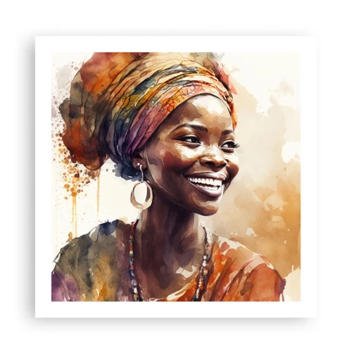 Pôster - Rainha africana - 60x60 cm