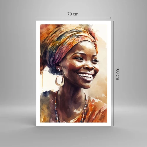 Pôster - Rainha africana - 70x100 cm