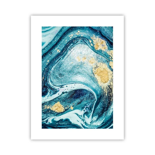 Pôster - Redemoinho azul - 30x40 cm