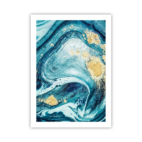 Pôster - Redemoinho azul - 50x70 cm