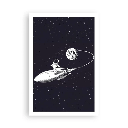 Pôster - Surfista espacial - 61x91 cm