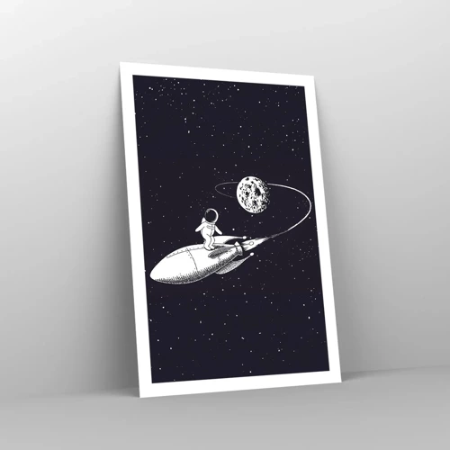 Pôster - Surfista espacial - 61x91 cm