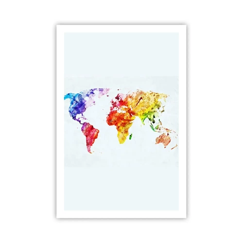 Pôster - Todas as cores do mundo - 61x91 cm