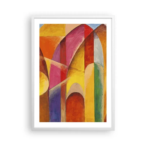 Pôster em moldura branca - Catedral do Sol - 50x70 cm