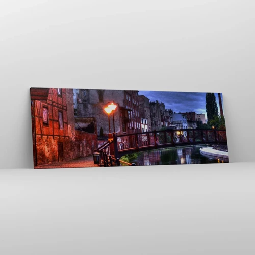 Quadro em tela - A desconhecida Bydgoszcz - 140x50 cm