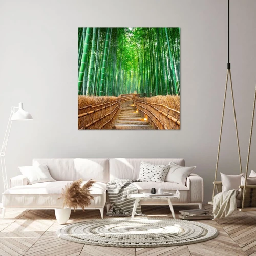 Quadro em tela - A essência da natureza asiática - 60x60 cm