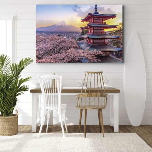 Quadro em tela - A essência do espírito japonês - 70x50 cm