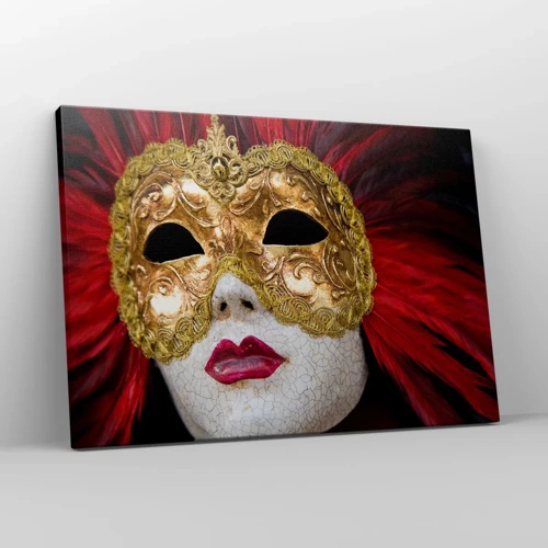 Quadro em tela - A promessa da aventura de carnaval - 70x50 cm