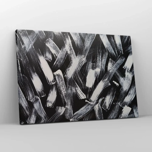 Quadro em tela - Abstração no espírito industrial - 70x50 cm