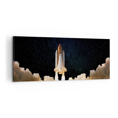 Quadro em tela - Ad astra! - 100x40 cm