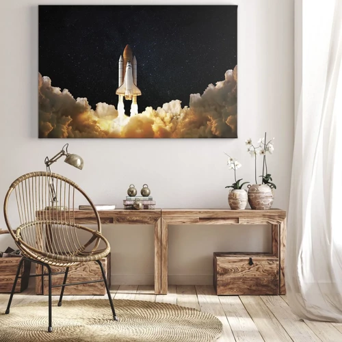 Quadro em tela - Ad astra! - 70x50 cm