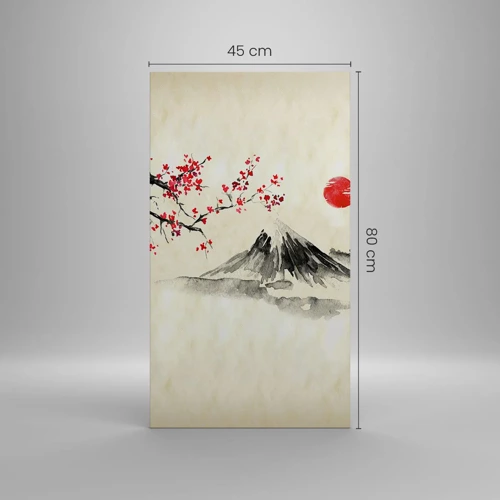 Quadro em tela - Ame o Japão - 45x80 cm