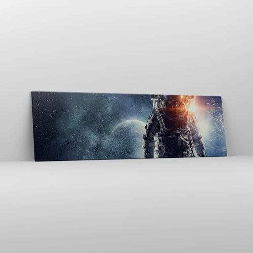 Quadro em tela - Aventura espacial - 160x50 cm