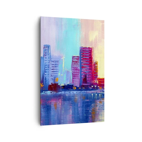 Quadro em tela - Banhada em cores - 80x120 cm