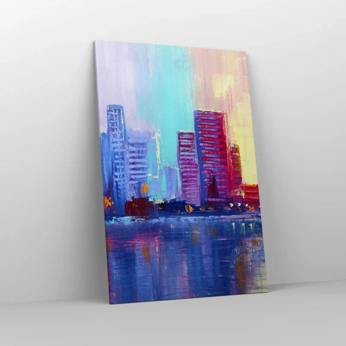 Quadro em tela - Banhada em cores - 80x120 cm