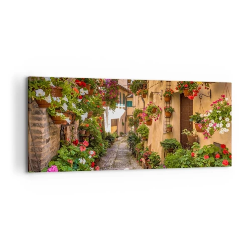 Quadro em tela - Beco italiano - 100x40 cm