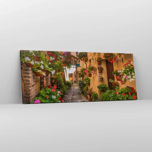 Quadro em tela - Beco italiano - 100x40 cm