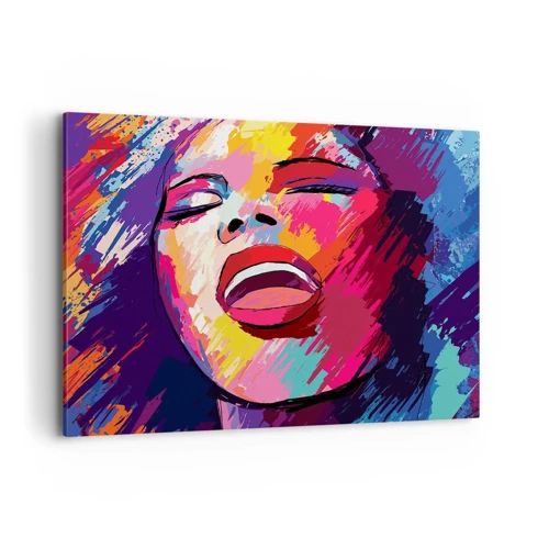 Quadro em tela - Cantar uma vida inteira - 100x70 cm