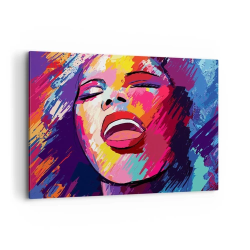 Quadro em tela - Cantar uma vida inteira - 120x80 cm