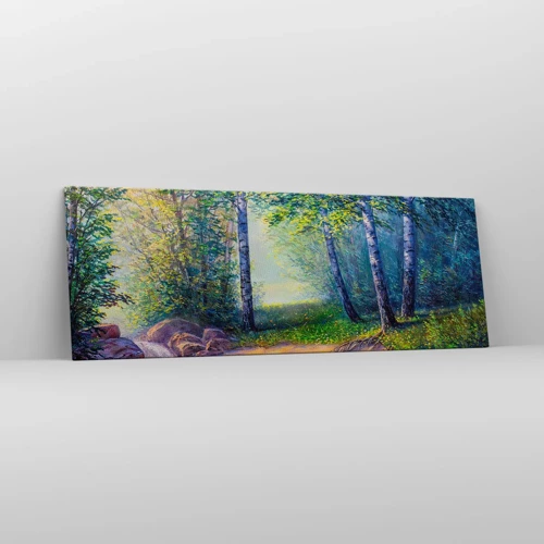 Quadro em tela - Cenário idílico - 140x50 cm