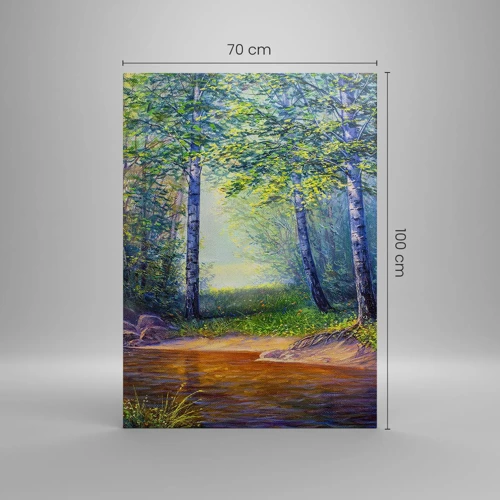 Quadro em tela - Cenário idílico - 70x100 cm