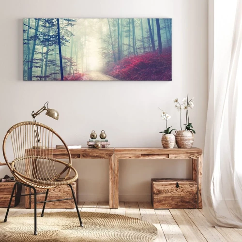 Quadro em tela - Como é bom acordar cedo - 120x50 cm