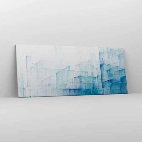 Quadro em tela - Como o espaço ficou - 120x50 cm