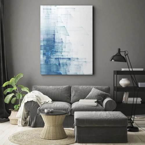 Quadro em tela - Como o espaço ficou - 80x120 cm