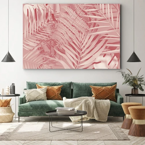 Quadro em tela - Conceito cor-de-rosa - 70x50 cm