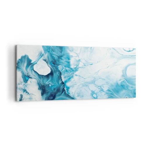 Quadro em tela - Concerto Azul - 100x40 cm