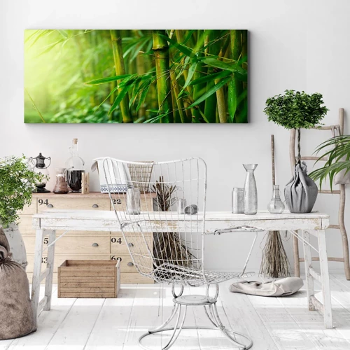 Quadro em tela - Conheça a vegetação  - 120x50 cm