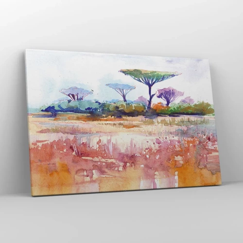 Quadro em tela - Cores da savana - 120x80 cm