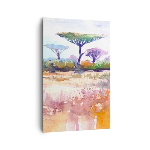 Quadro em tela - Cores da savana - 80x120 cm