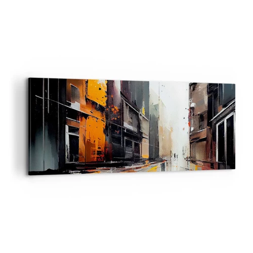 Quadro em tela - Dia chuvoso - 100x40 cm