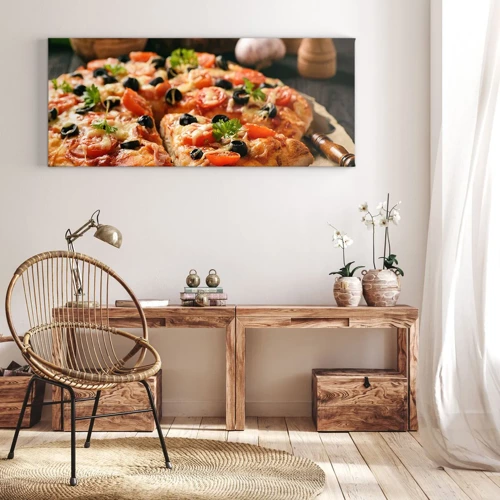 Quadro em tela - Direto do forno - 100x40 cm