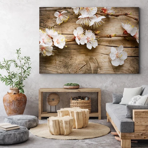 Quadro em tela - E a primavera chegou - 120x80 cm