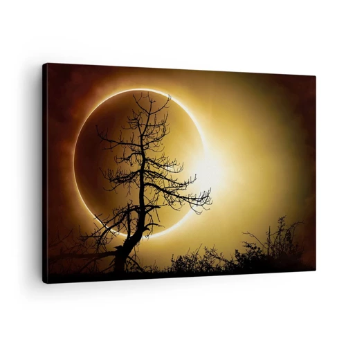 Quadro em tela - Eclipse total - 70x50 cm