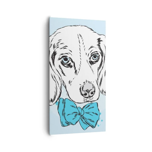 Quadro em tela - Elegância canina - 65x120 cm