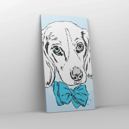 Quadro em tela - Elegância canina - 65x120 cm