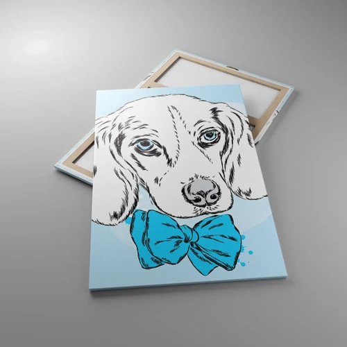 Quadro em tela - Elegância canina - 80x120 cm