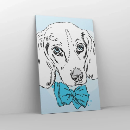 Quadro em tela - Elegância canina - 80x120 cm