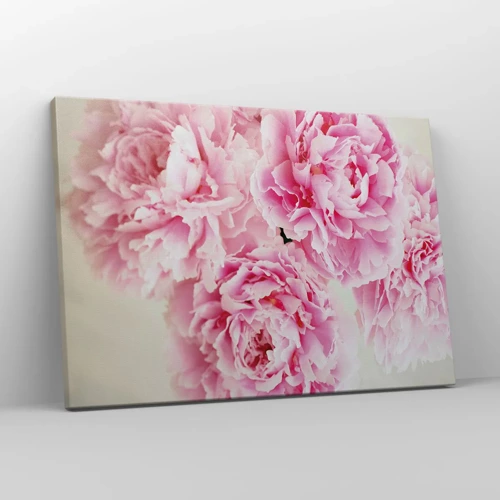 Quadro em tela - Em esplendor rosa - 70x50 cm