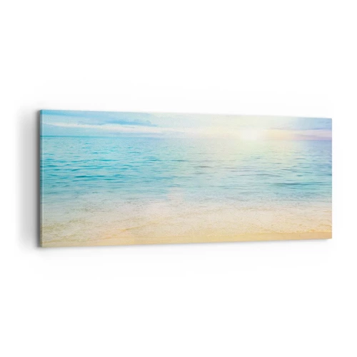 Quadro em tela - Grande azul - 100x40 cm