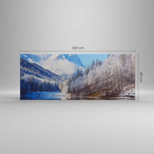 Quadro em tela - Guarda de neve - 100x40 cm