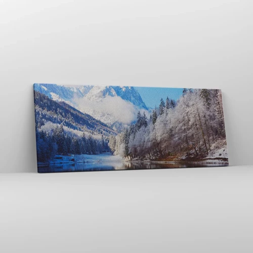 Quadro em tela - Guarda de neve - 100x40 cm