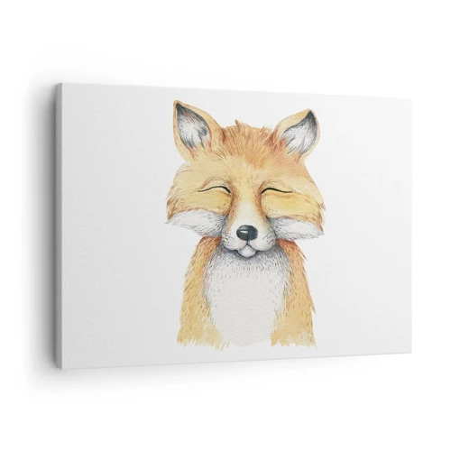 Quadro em tela - Humor de raposa - 70x50 cm