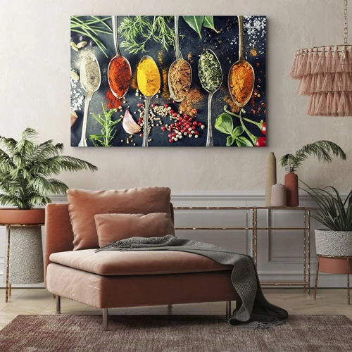 Quadro em tela - Magia culinária - 70x50 cm