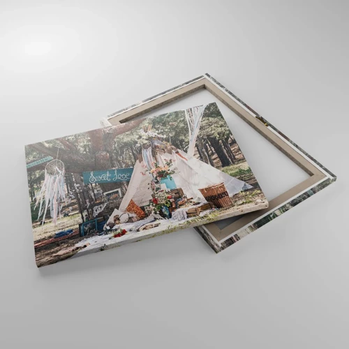 Quadro em tela - Make love… - 70x50 cm